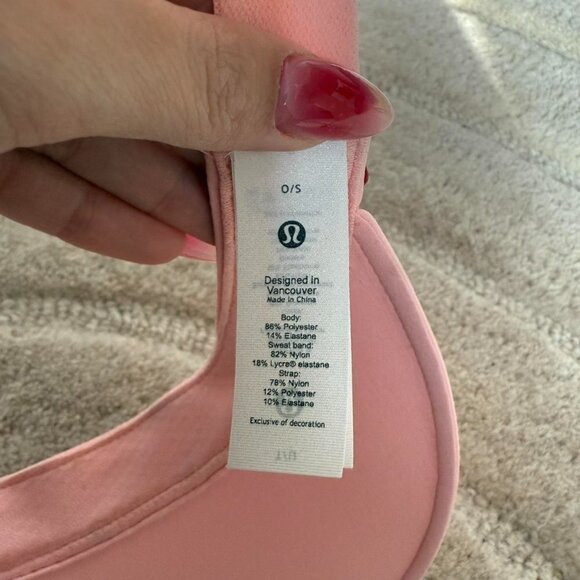 Lululemon Fast Paced Running Visor Women’s Athletic Hat Dew Pink main image 4